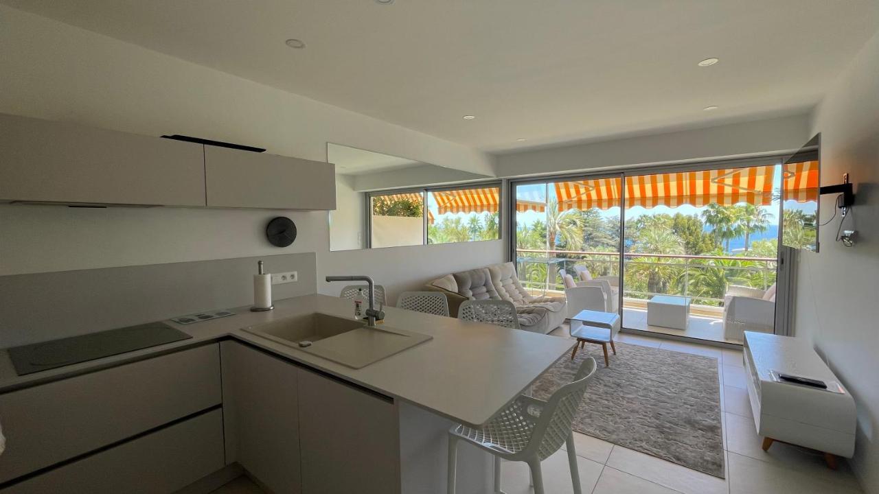 Appartement 2 Chambres Vue Mer Panoramique, Proche Croisette Cannes Vallauris Luaran gambar