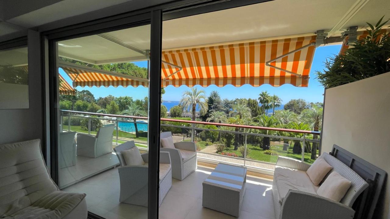 Appartement 2 Chambres Vue Mer Panoramique, Proche Croisette Cannes Vallauris Luaran gambar