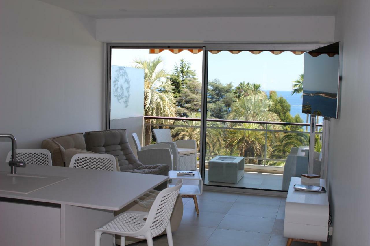 Appartement 2 Chambres Vue Mer Panoramique, Proche Croisette Cannes Vallauris Luaran gambar